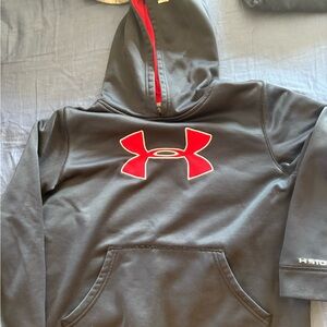 Black Youth Under Armor Sweatshirt with hood